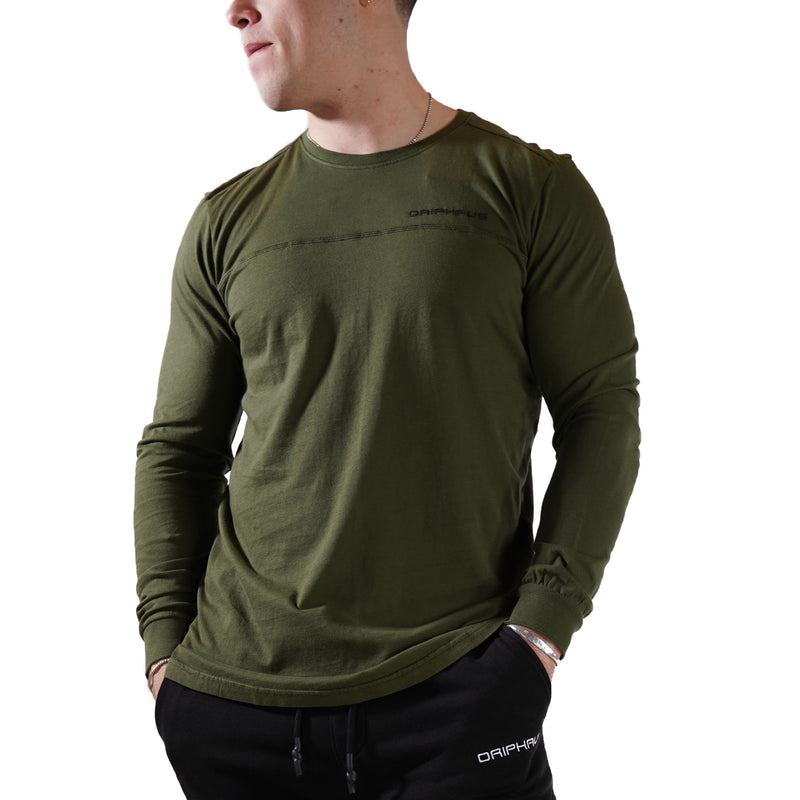 LONG SLEEVE CREW NECK T SHIRTS